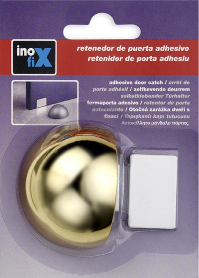 ⇒ Comprar Tope puerta retenedor adhesivo me marron inofix 2025-4